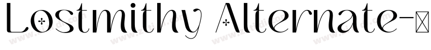 Lostmithy Alternate字体转换 Lostmithy Alternate字体转换